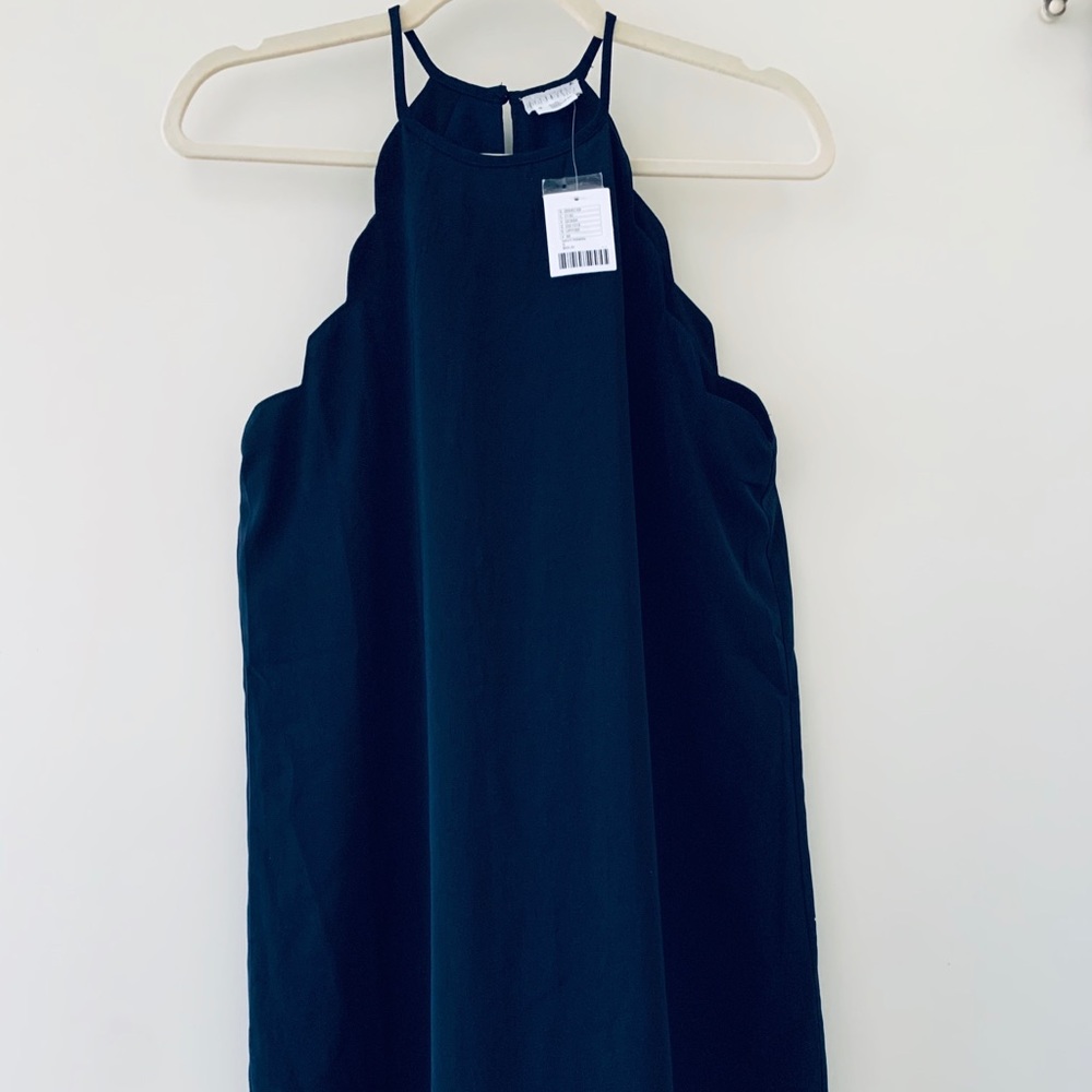NWT Urban Outfitters Scallop Halter Dress